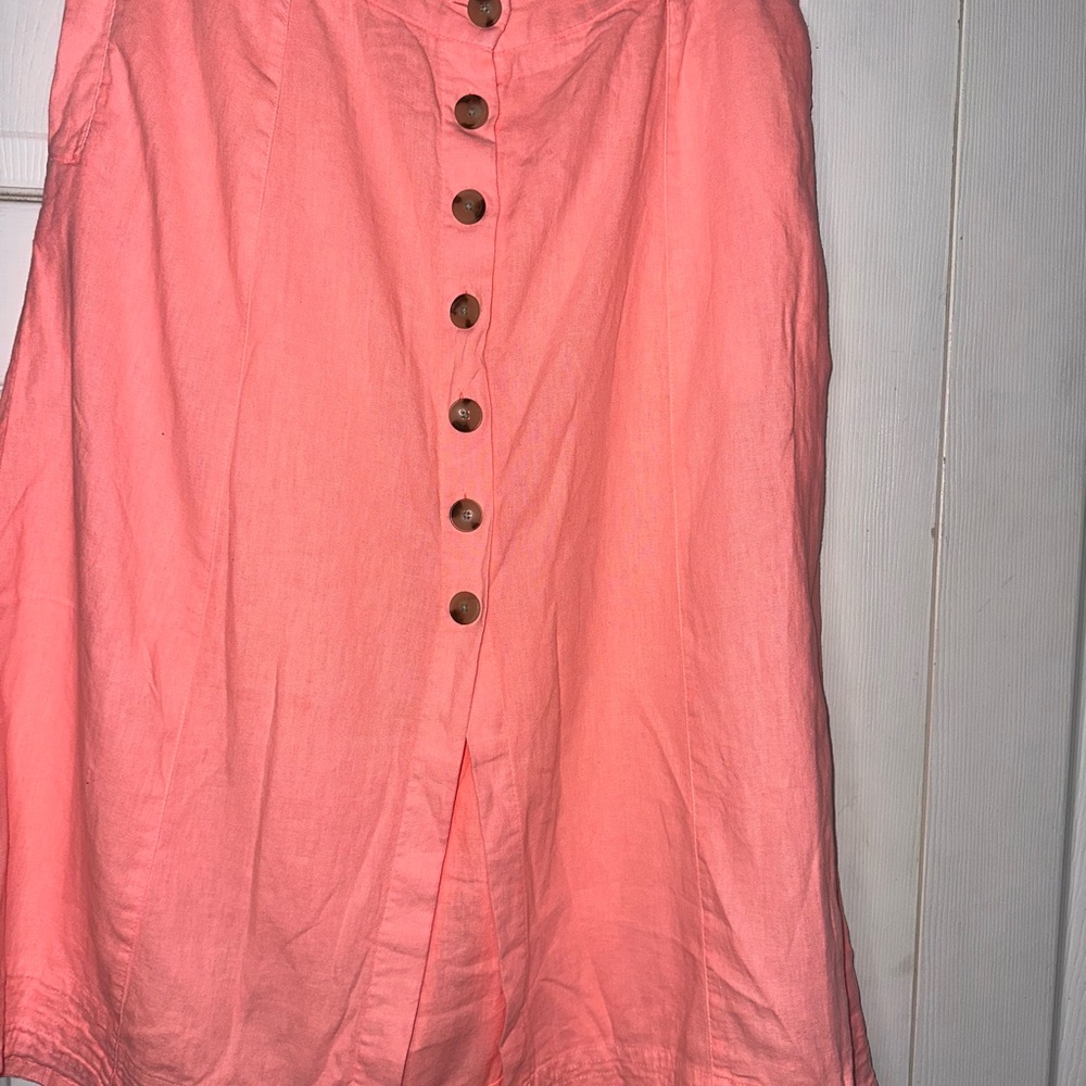 Universal Thread Pink A-Line Knee-Length Skirt